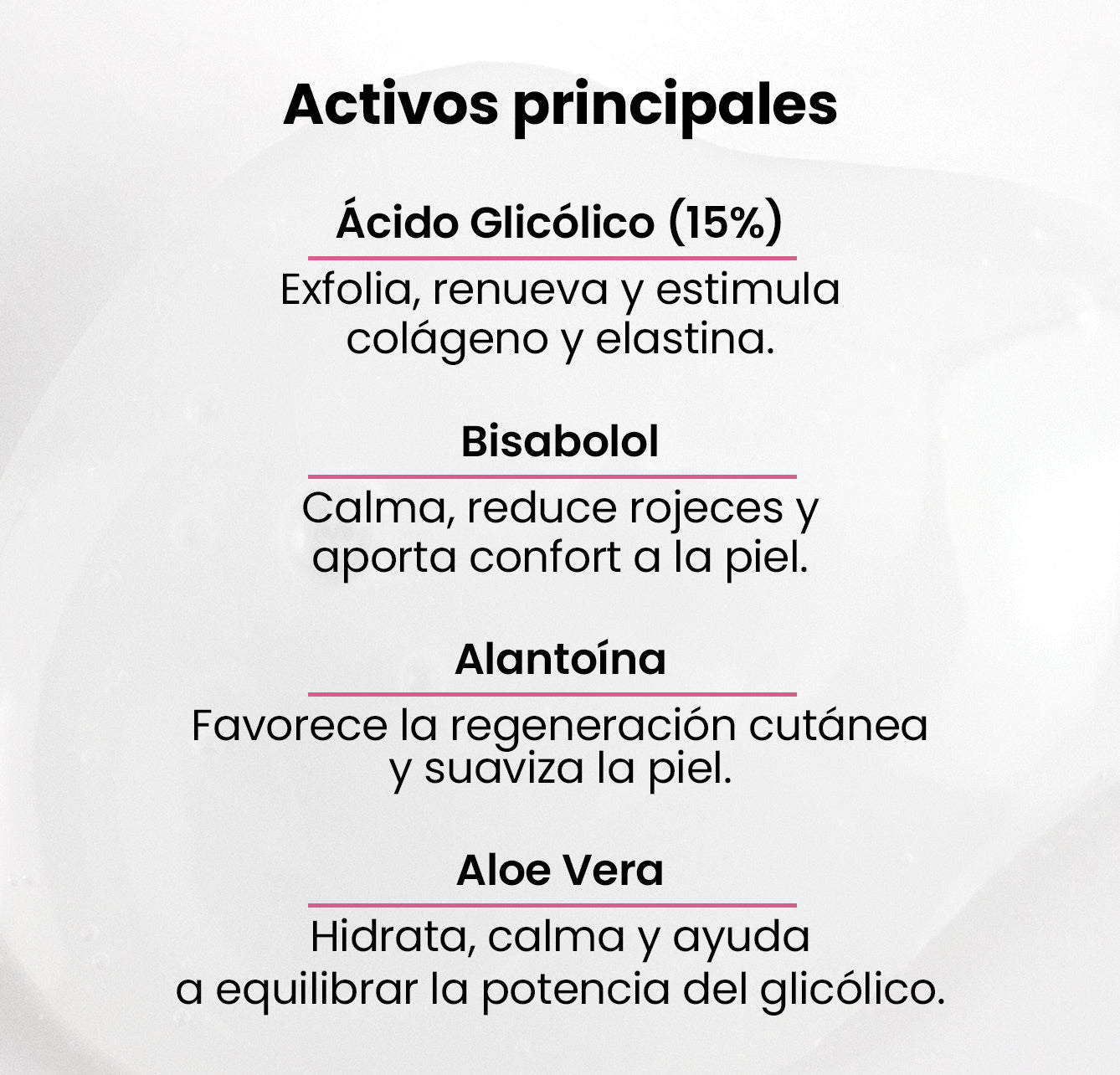 Activos principales