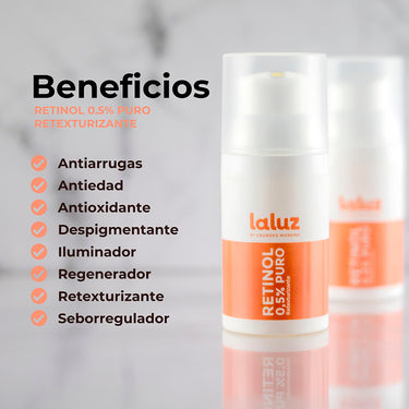 Retinol | Retinol 0.5% Puro Retexturizante 30ml.