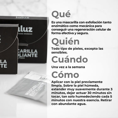 Máscara Esfoliante. Enzimático e Físico | 5ml