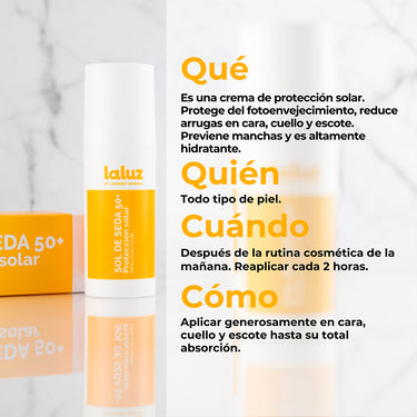 Protección Solar. Sol de Seda 50+ | 50ml