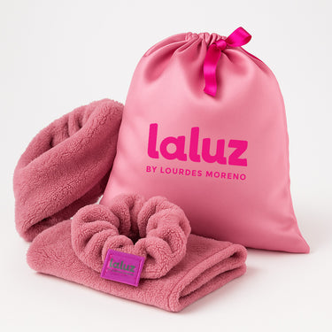 Pacote de viagem rosa