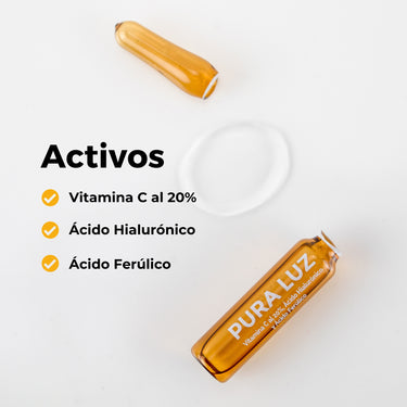 Pura Luz | 5 Ampollas de Vitamina C al 20%